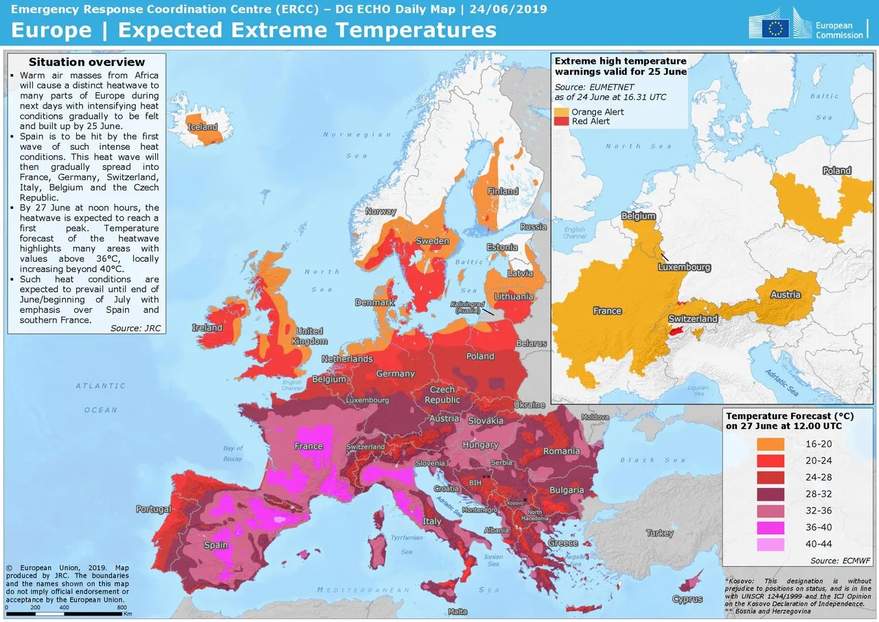 Europe Heatwave