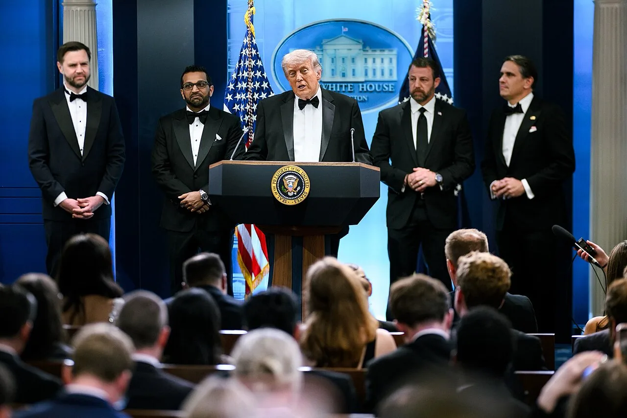 Trump Attends Rescheduled White House Correspondents' Dinner
