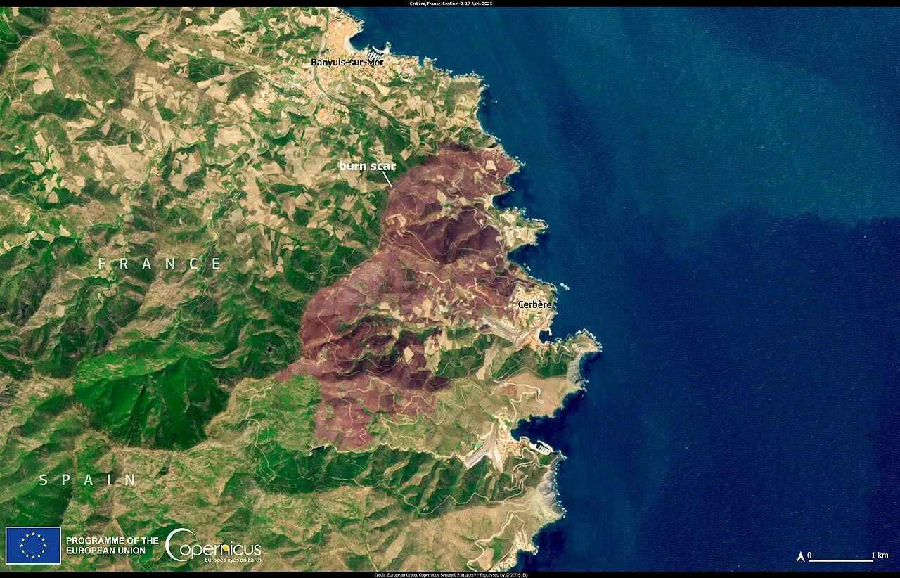 Wildfires Rage in Spain and France