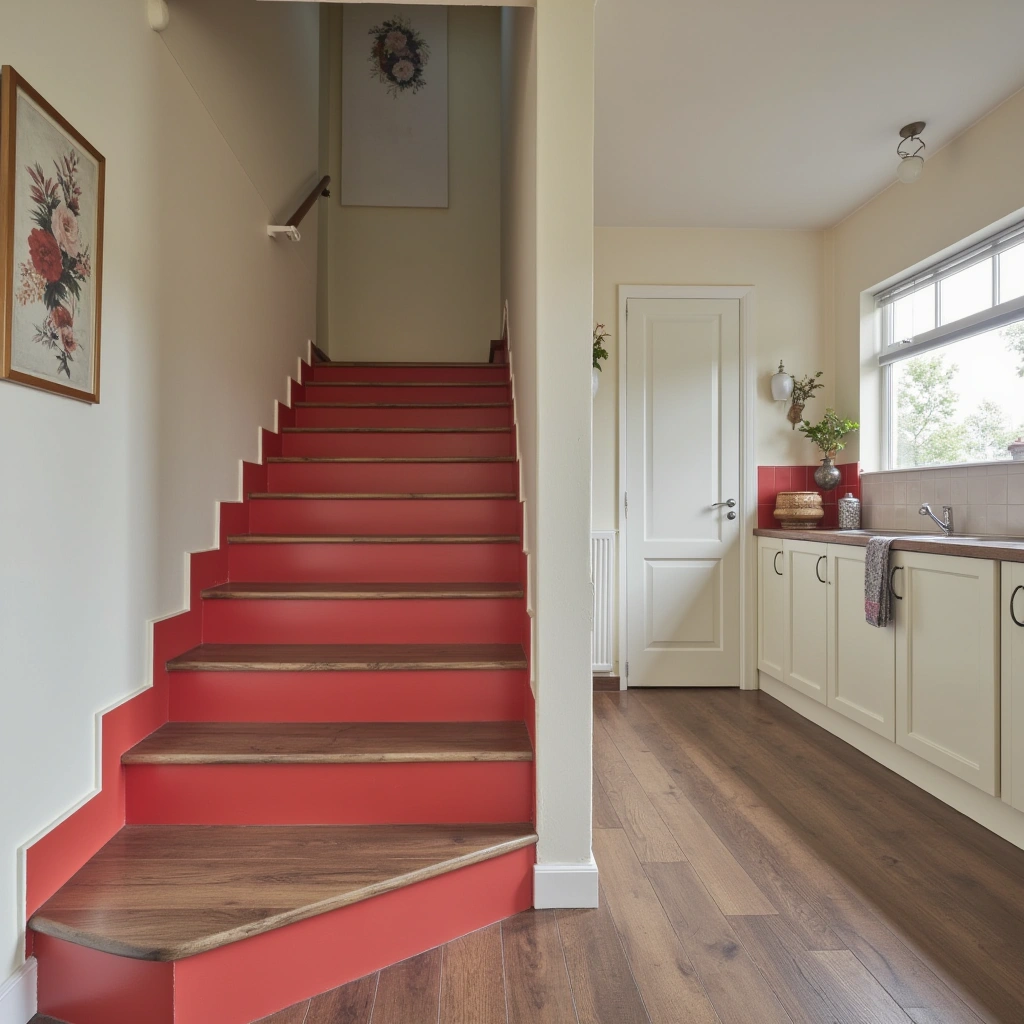 8. Colorful Staircase Makeover