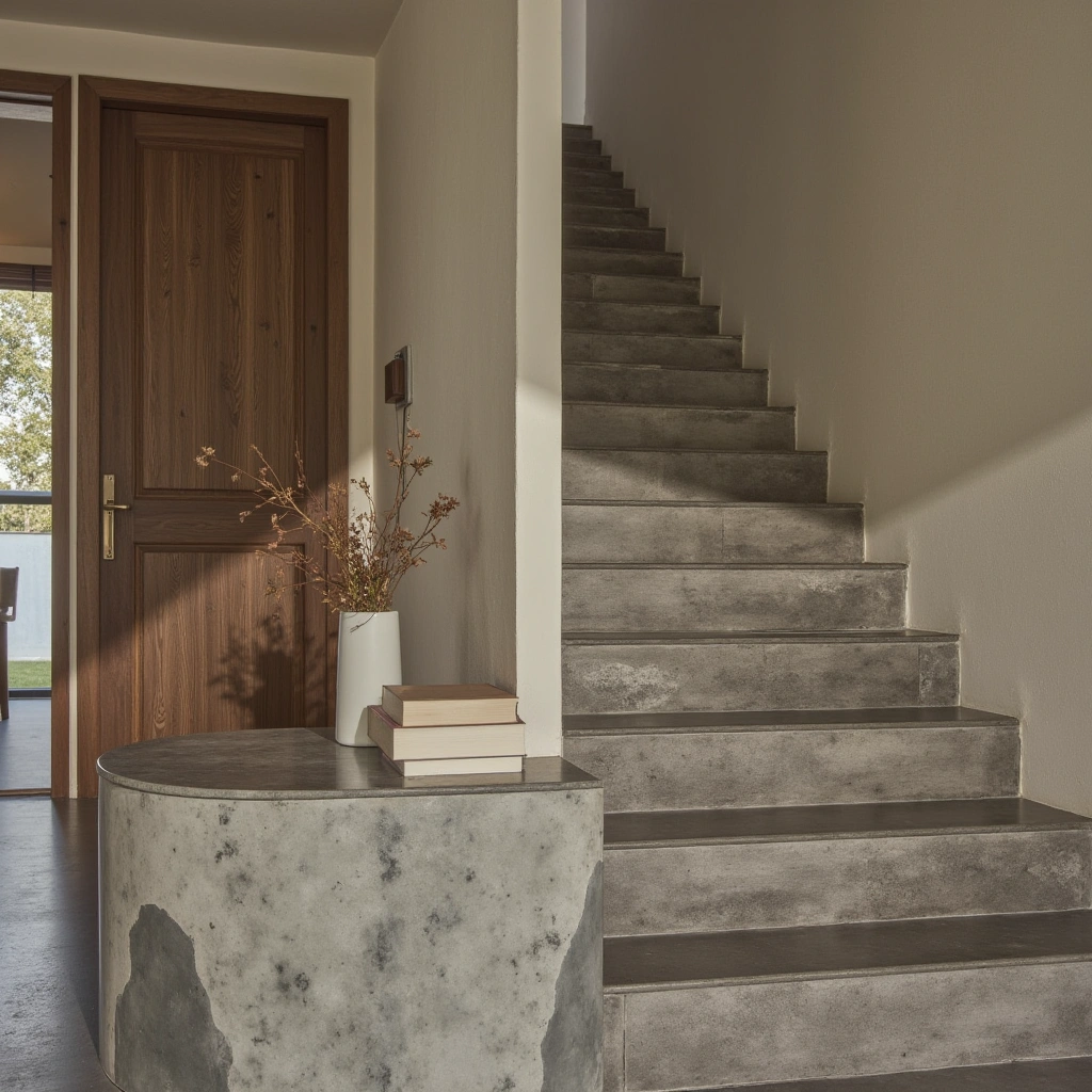 9. Stone or Concrete Stairs