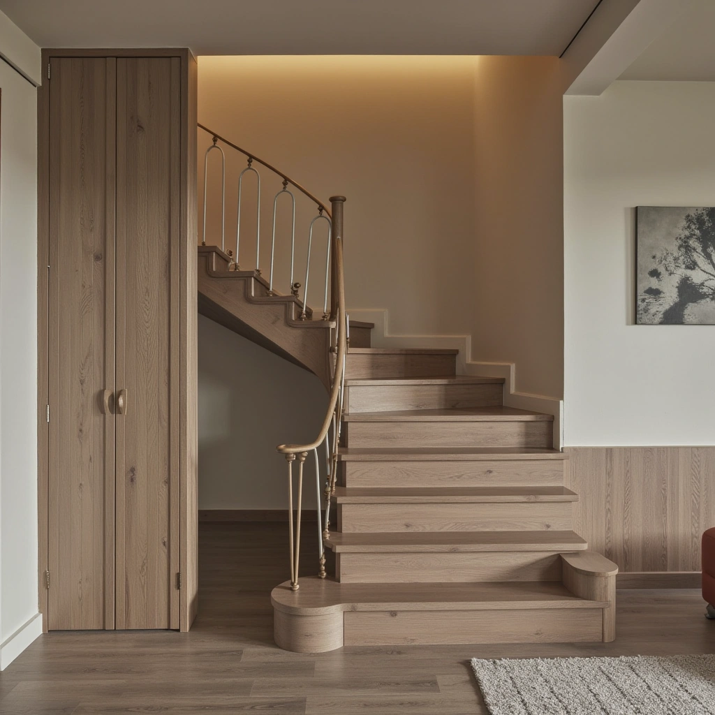 13. Floating Staircase with Open Risers