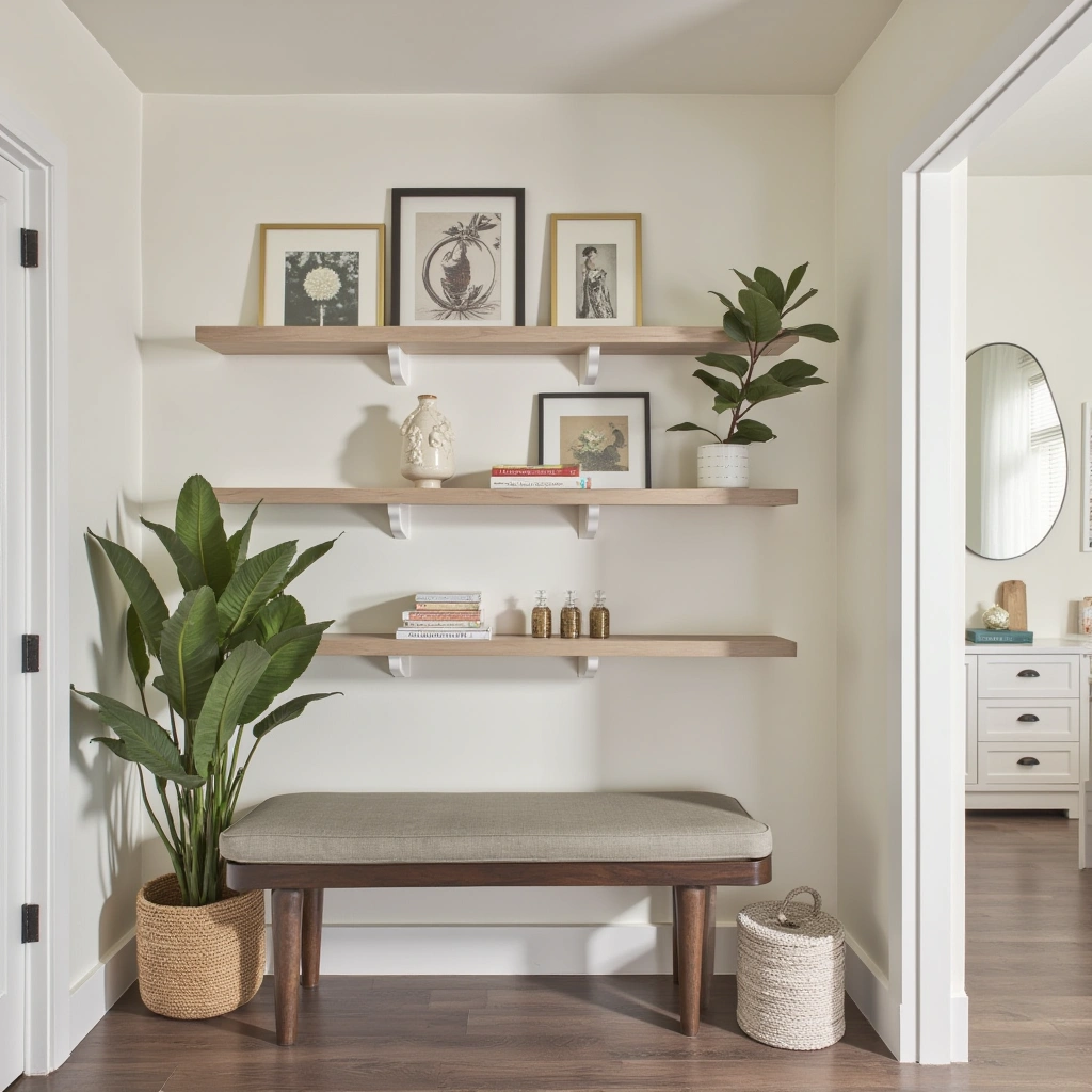 12 Entryway Floating Shelves: Elevate Your Home's First Impression