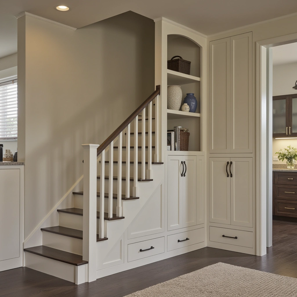 4. Stairs with Built-In Storage