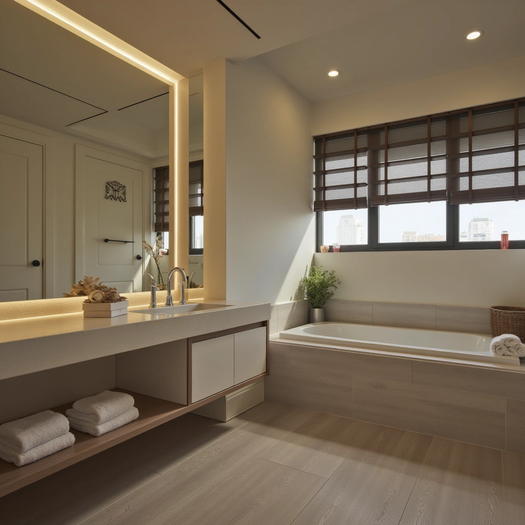 2. Recessed Ceiling Lights for Clean, Even Illumination