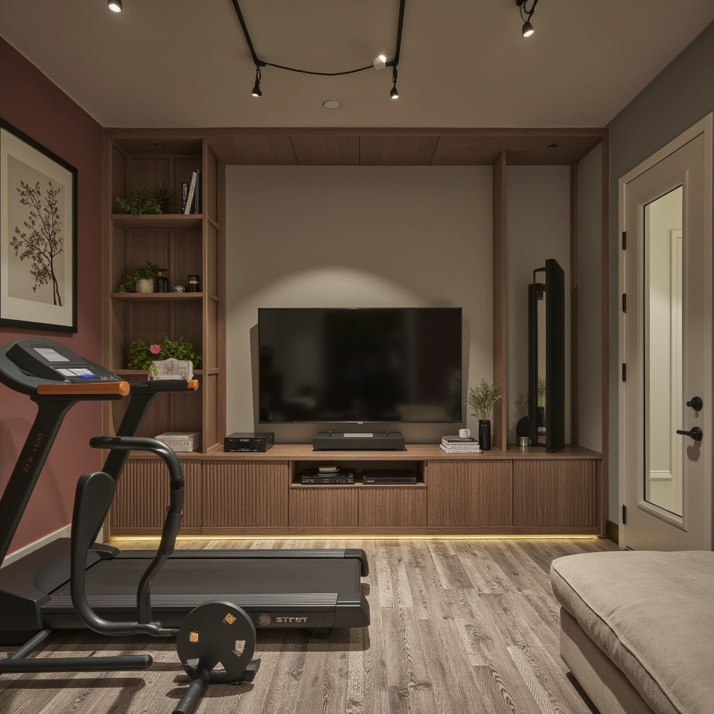 2. Home Gym and Entertainment Room