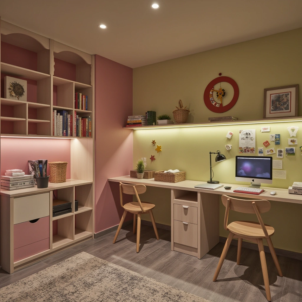 3. Kids&rsquo; Playroom and Homework Station
