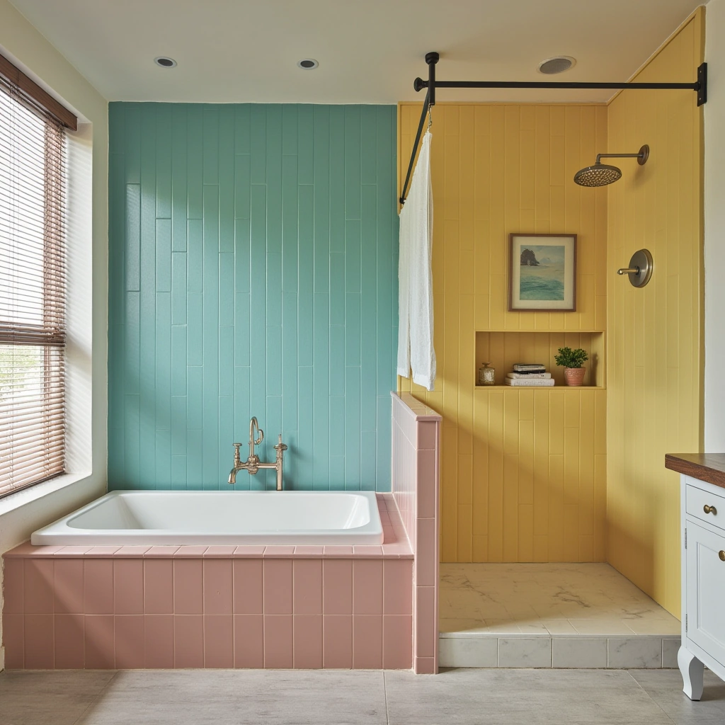 12. Bright Colored Tiles for Energy