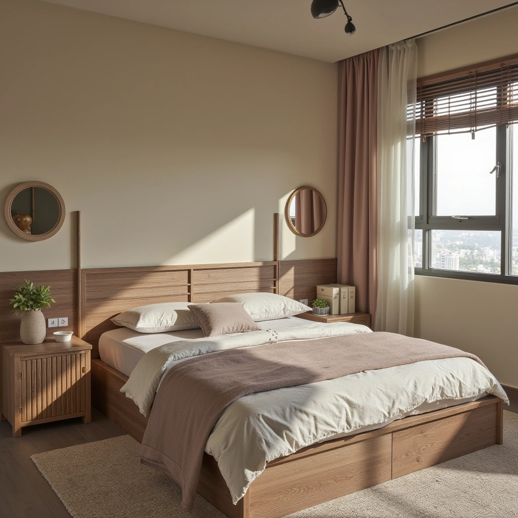 15. Eco-Chic Sustainable Guest Bedroom