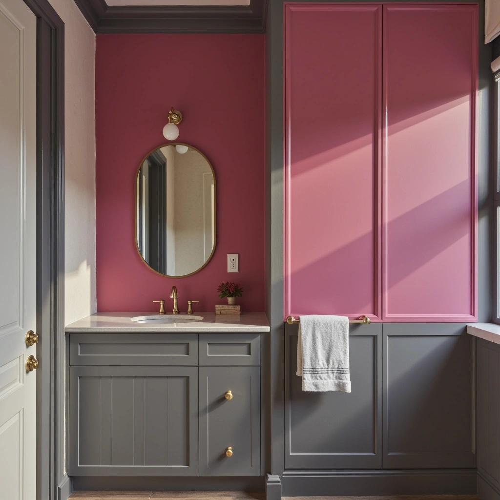 10 Pink and Grey Bathroom Ideas