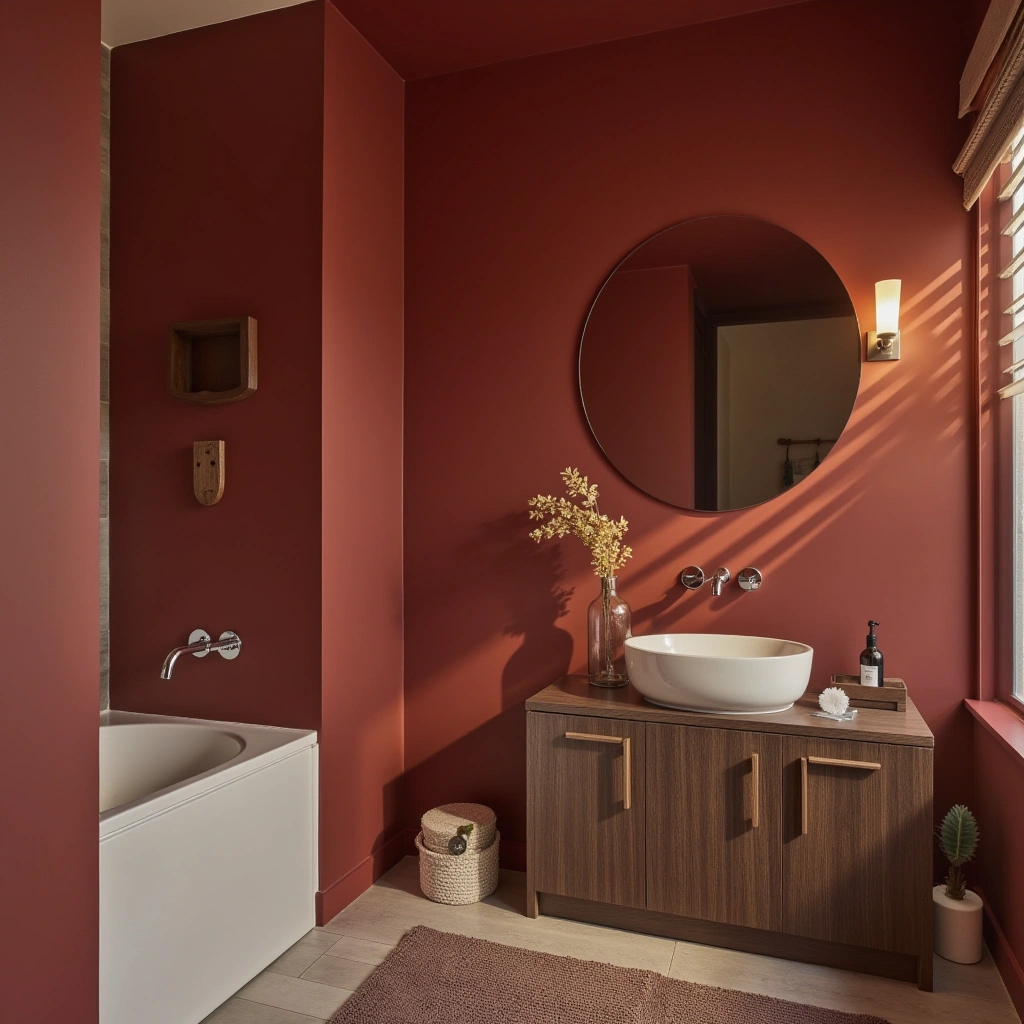 15 Red Bathroom Decor Ideas