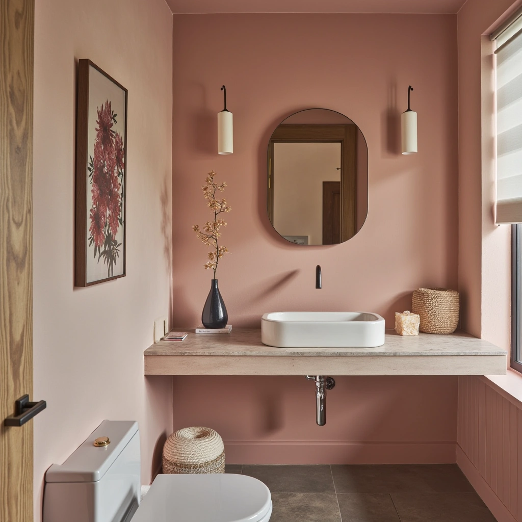 14 Blush Bathroom Ideas