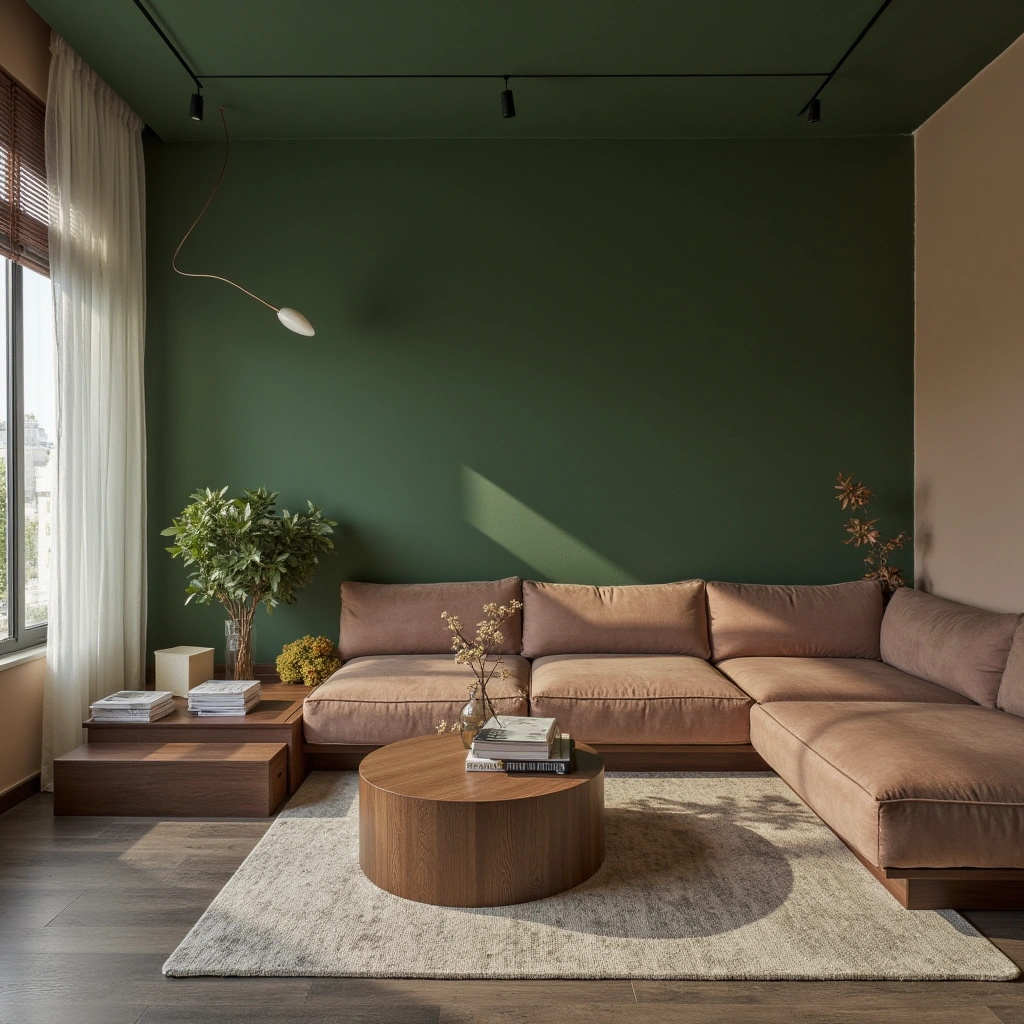 Cover image for 12 Green And Brown Living Room Ideas
