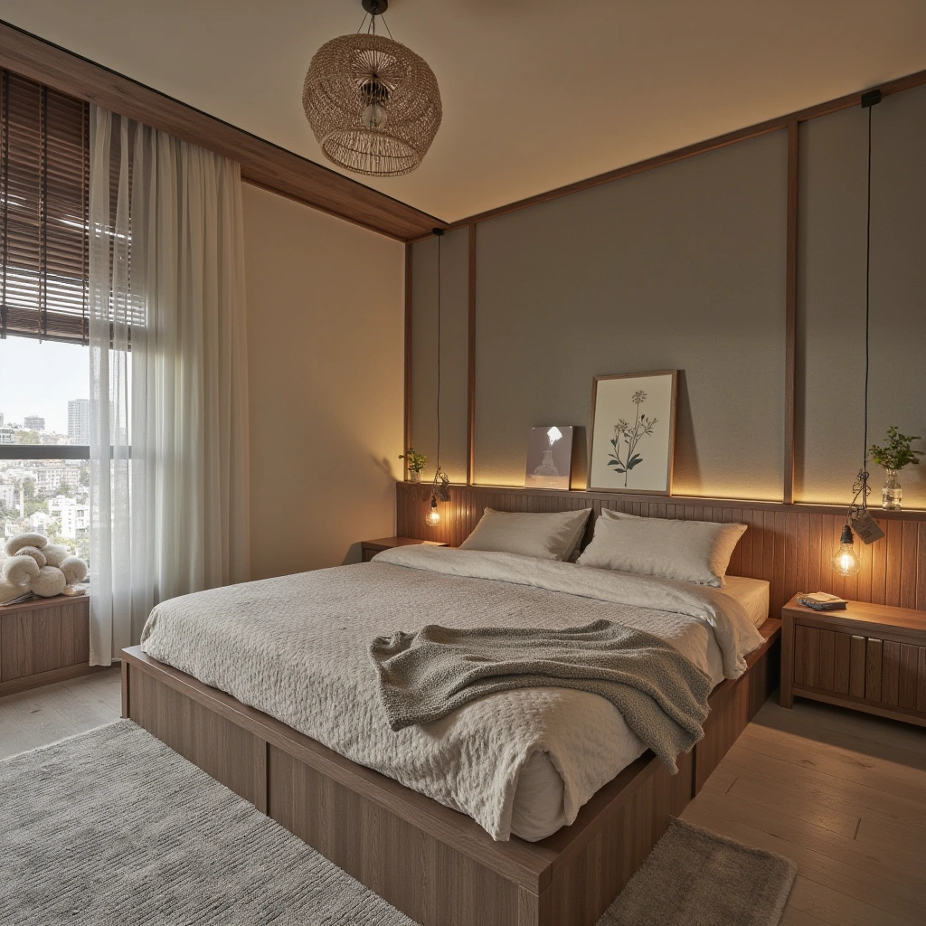 Cover image for 18 Japandi Dark Wood Bedroom Ideas