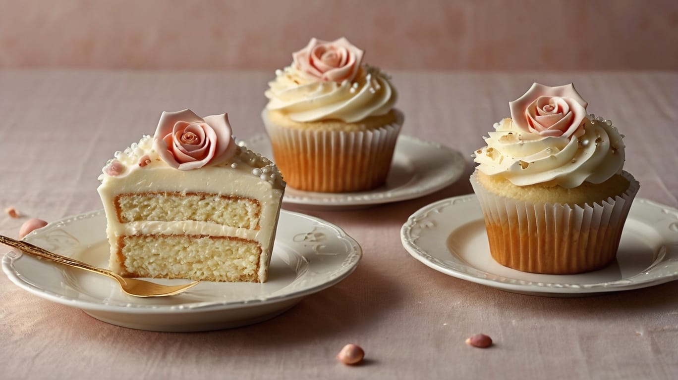 Almond Wedding Cake Cupcake Recipes