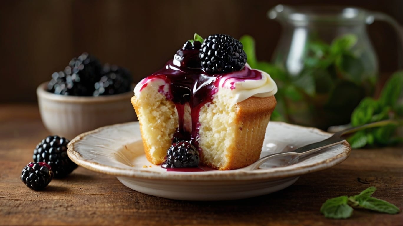 Blackberry Bourbon Smash Cupcakes: A Decadent, Boozy Delight