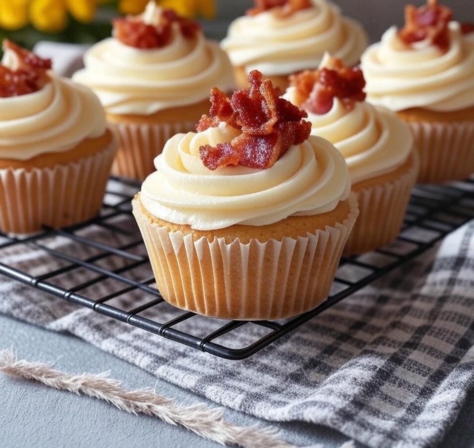 Maple Bourbon Cupcake with Bacon Recipes