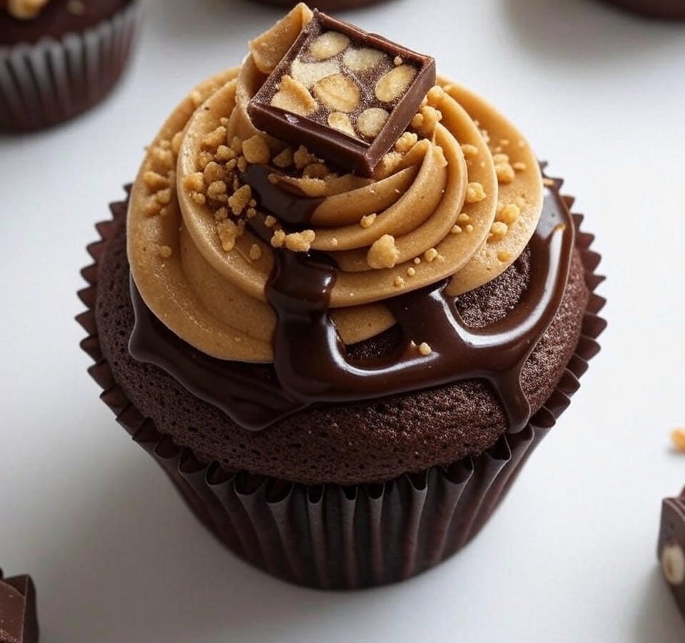 Snickers Cupcake Recipes